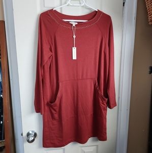 NWT  Max Studio perfect casual pocket dress